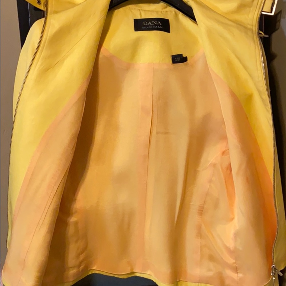Dana Buchman Yellow Blazer size 6 - Picture 5 of 7